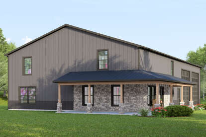 Barn House Plan #5032-00157 Elevation Photo