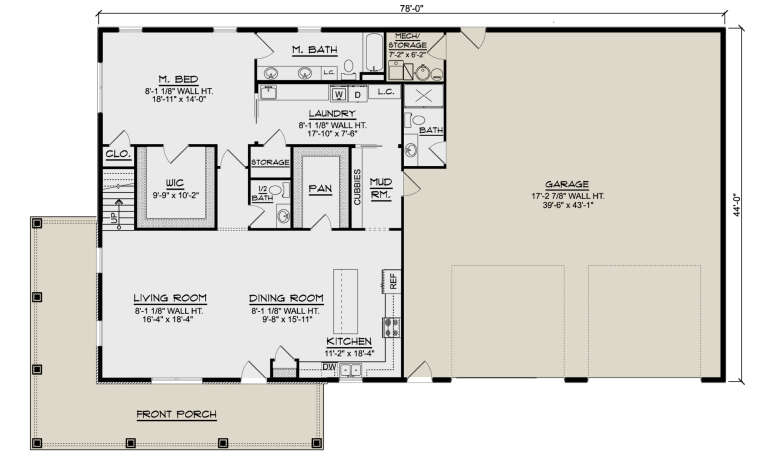 House Plan House Plan #27295 Drawing 1