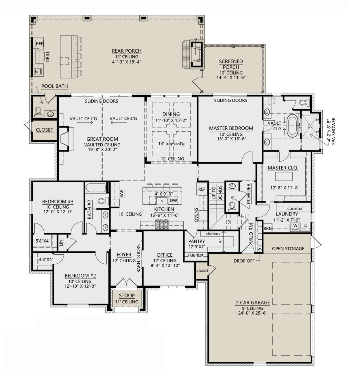 Main Floor for House Plan #4534-00080