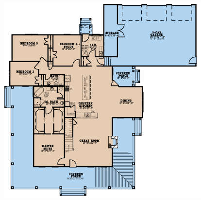 House Plan House Plan #27297 Drawing 1