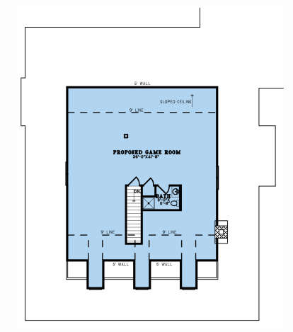 Bonus Room for House Plan #8318-00266