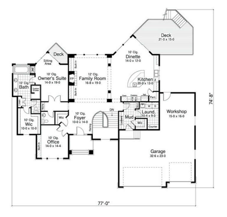 House Plan House Plan #2730 Drawing 1