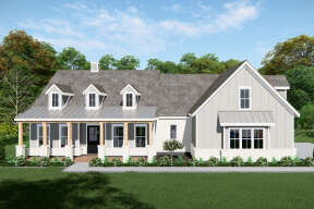 Modern Farmhouse House Plan #3571-00021 Elevation Photo