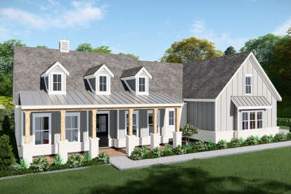 Modern Farmhouse House Plan #3571-00021 Elevation Photo