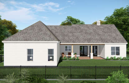 Modern Farmhouse House Plan #3571-00021 Elevation Photo