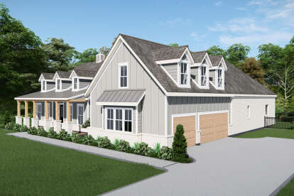 Modern Farmhouse House Plan #3571-00021 Elevation Photo
