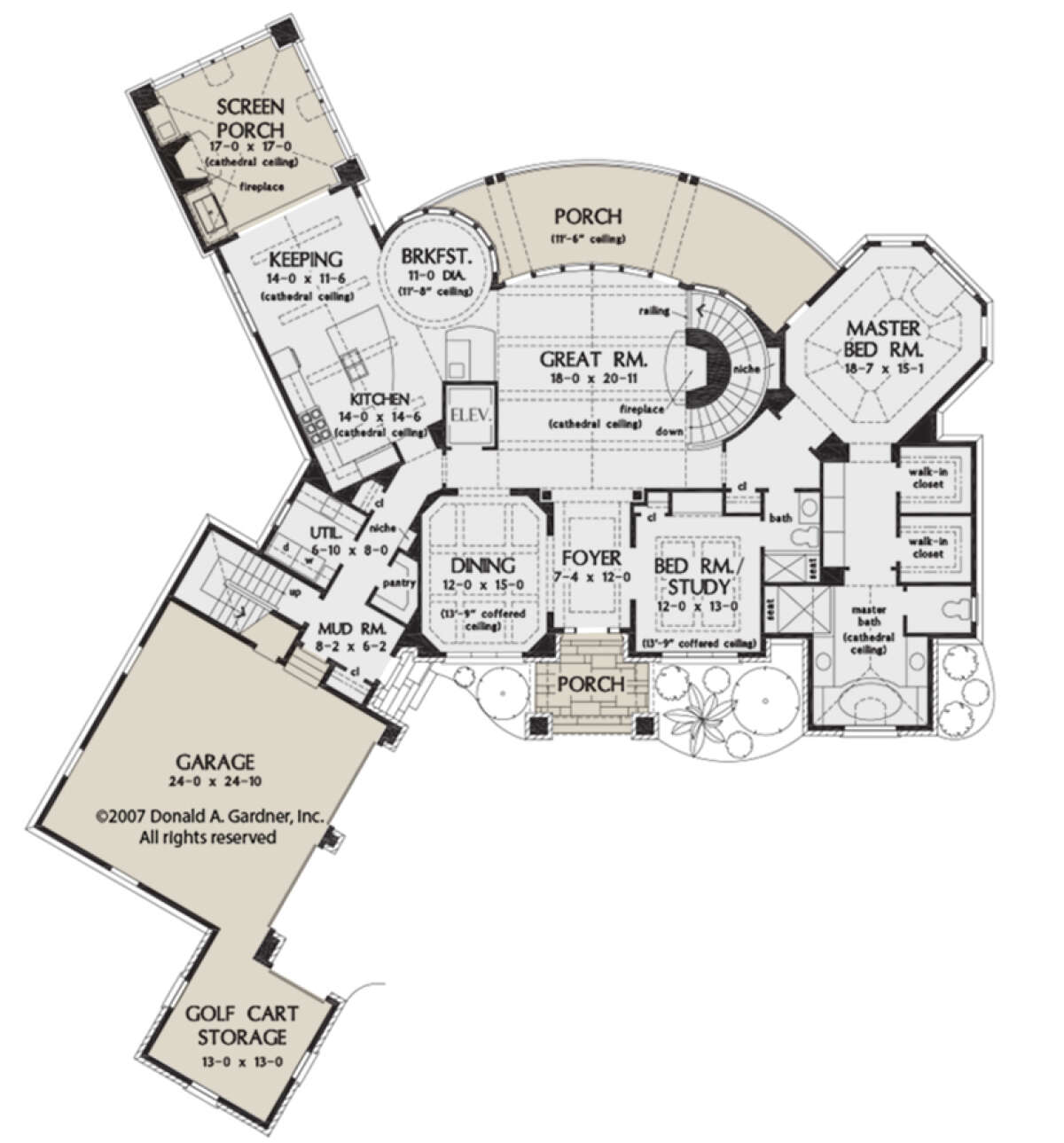 Main Floor  for House Plan #2865-00222