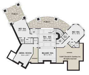 Basement for House Plan #2865-00222