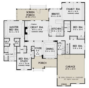 Main Floor  for House Plan #2865-00223
