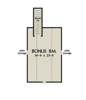 Bonus Room for House Plan #2865-00223
