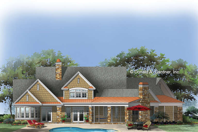 Traditional House Plan #2865-00225 Elevation Photo