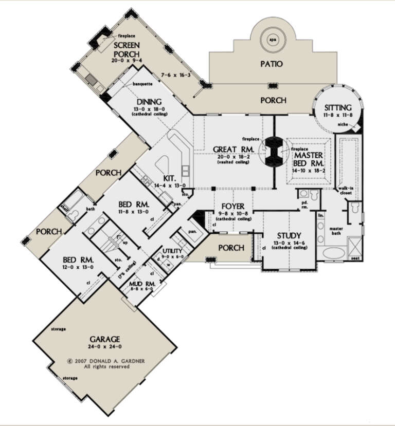 House Plan House Plan #27305 Drawing 1