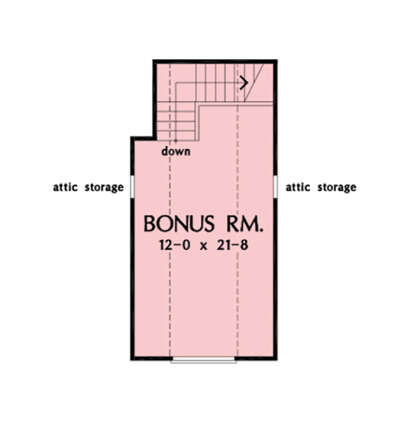 Bonus Room for House Plan #2865-00226
