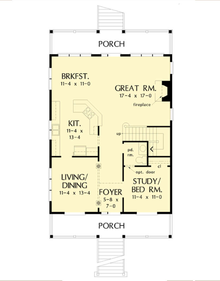 House Plan House Plan #27307 Drawing 1