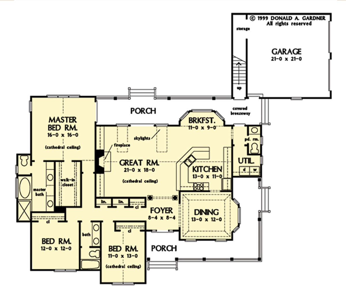 Main Floor  for House Plan #2865-00228