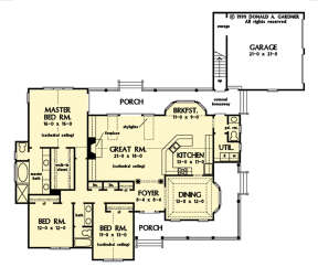 Main Floor  for House Plan #2865-00228