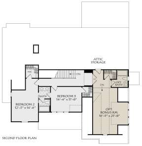 Second Floor for House Plan #8594-00470