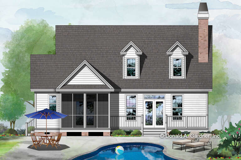 Country House Plan #2865-00230 Elevation Photo