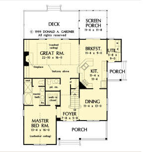 Main Floor  for House Plan #2865-00230