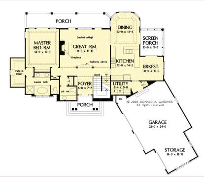 Main Floor  for House Plan #2865-00231
