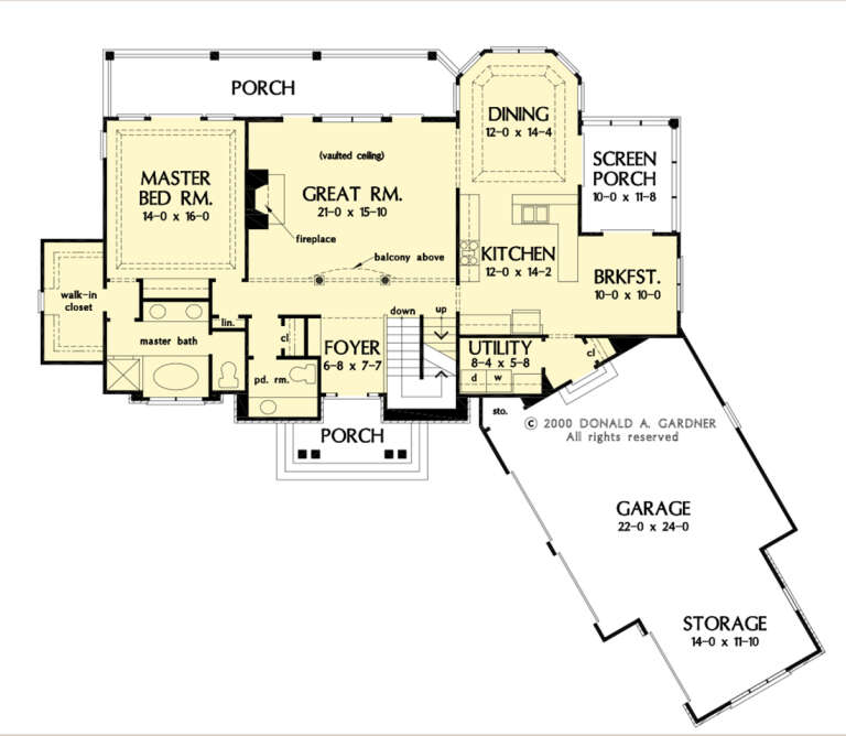 House Plan House Plan #27312 Drawing 1