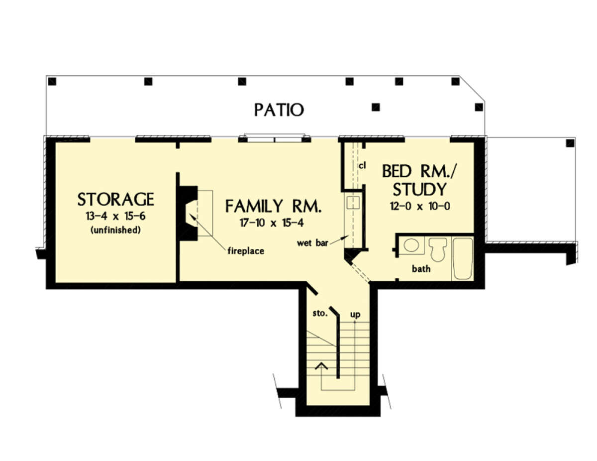 Basement for House Plan #2865-00231