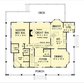 Main Floor  for House Plan #2865-00232