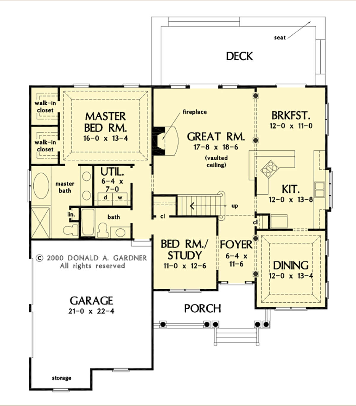 Main Floor  for House Plan #2865-00233