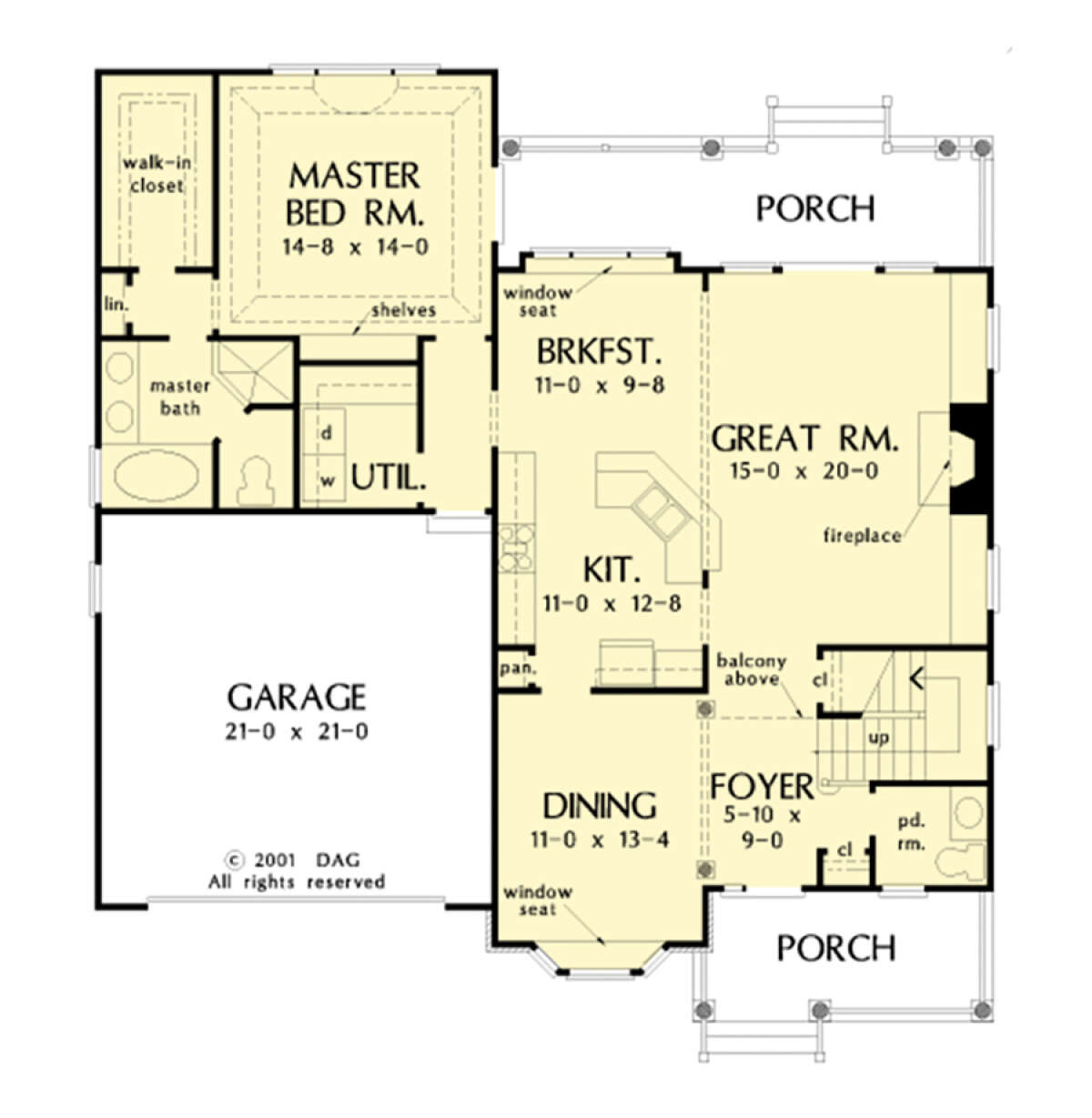 Main Floor  for House Plan #2865-00234