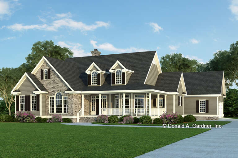 Country House Plan #2865-00236 Elevation Photo