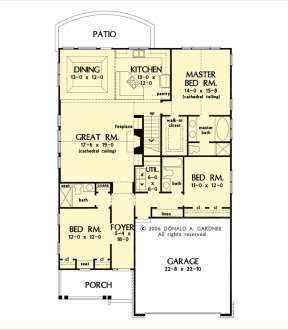 Main Floor  for House Plan #2865-00237