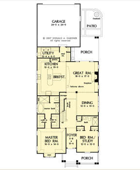 Main Floor  for House Plan #2865-00238