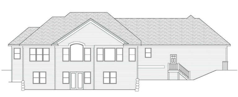Craftsman House Plan #098-00014 Elevation Photo