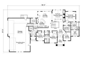 Main Floor for House Plan #098-00014