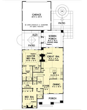 Main Floor  for House Plan #2865-00239