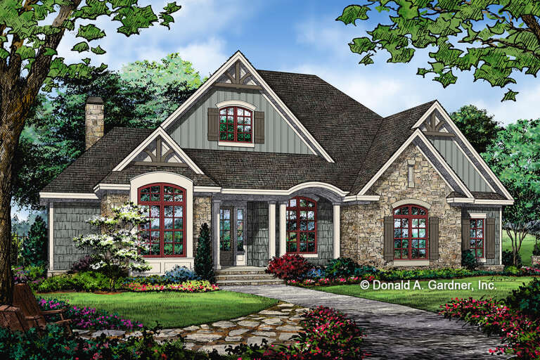 House Plan House Plan #27321 Front Elevation 