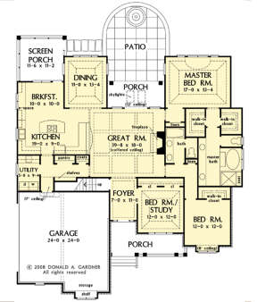 Main Floor  for House Plan #2865-00241