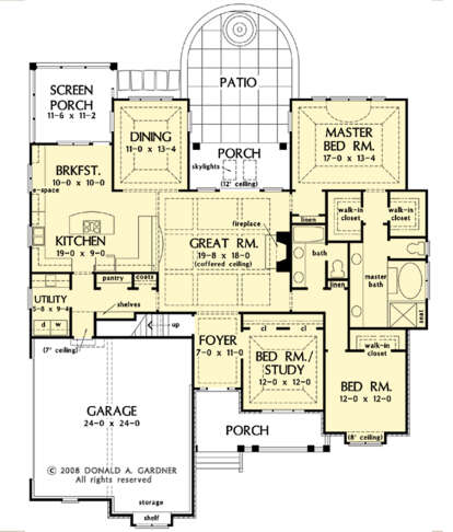 Main Floor  for House Plan #2865-00241