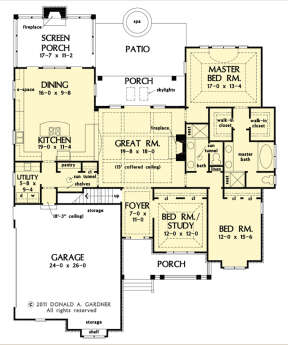 Main Floor  for House Plan #2865-00242