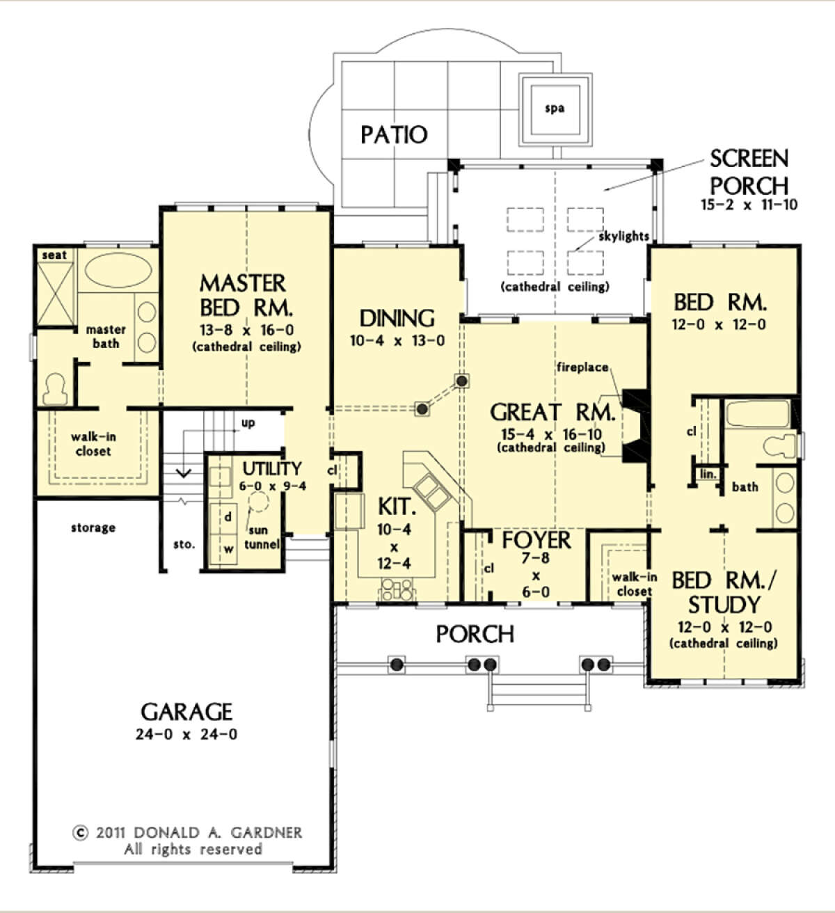 Main Floor  for House Plan #2865-00243