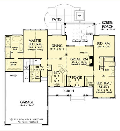 House Plan House Plan #27324 Drawing 1