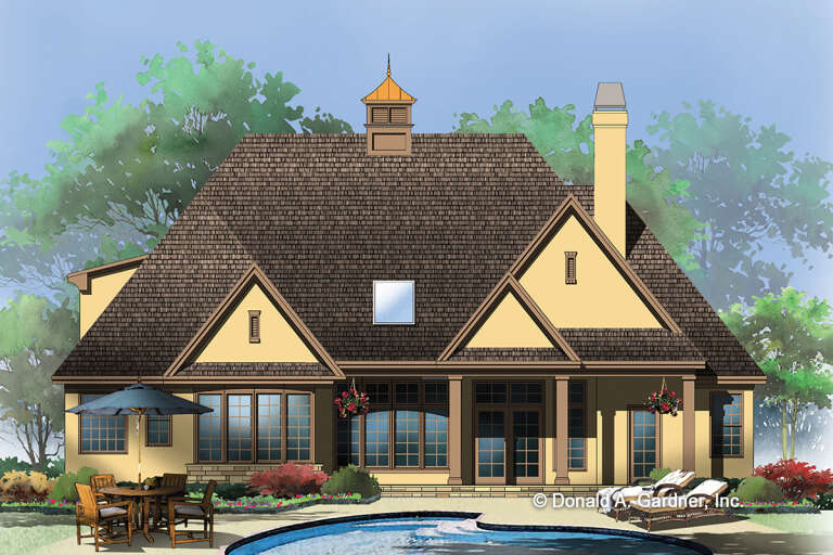 French Country House Plan #2865-00244 Elevation Photo