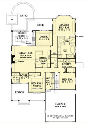 Main Floor  for House Plan #2865-00246