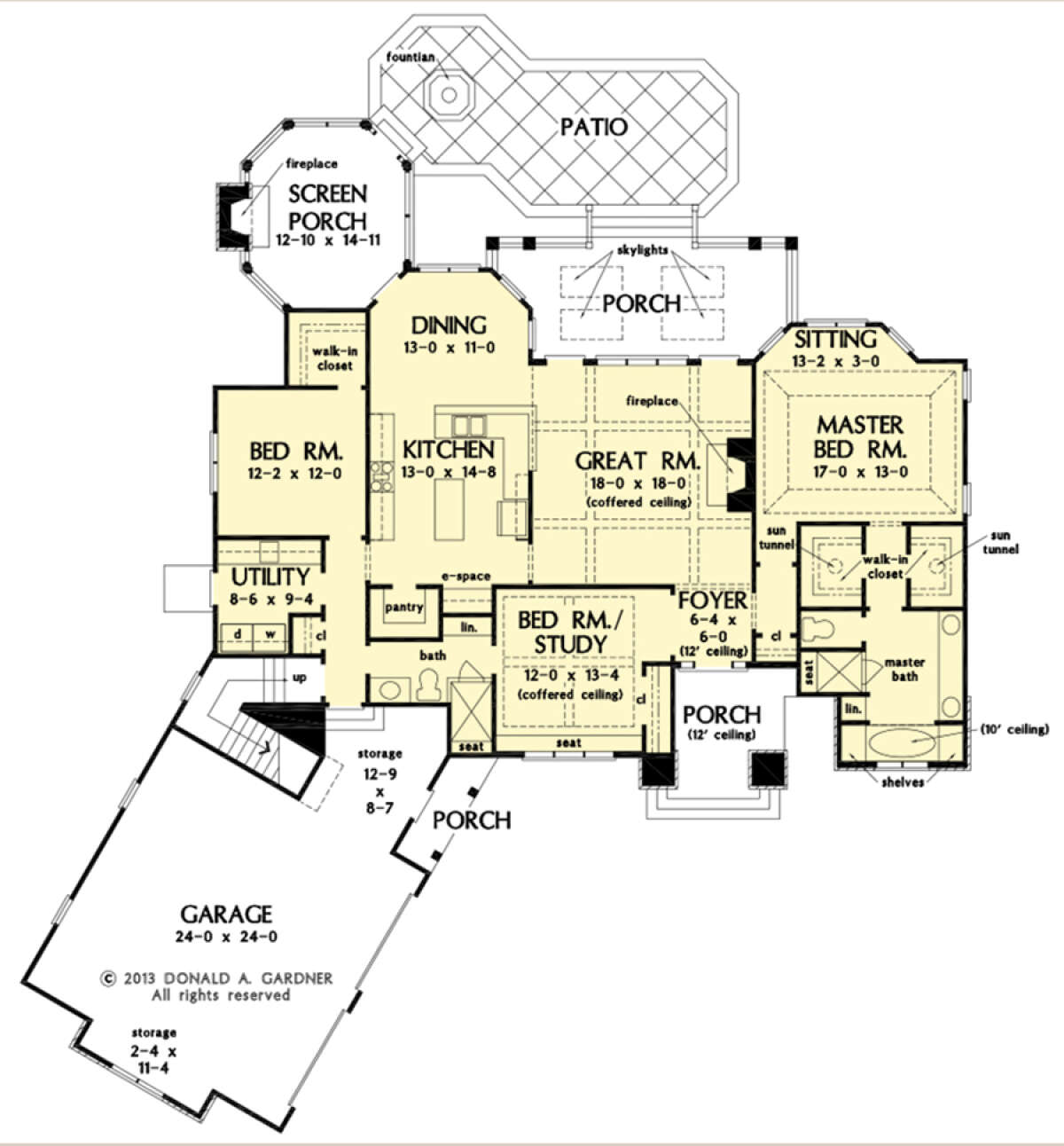 Main Floor  for House Plan #2865-00247