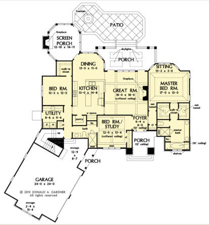 House Plan House Plan #27328 Drawing 1