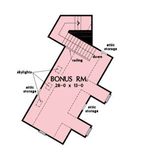 Bonus Room for House Plan #2865-00247
