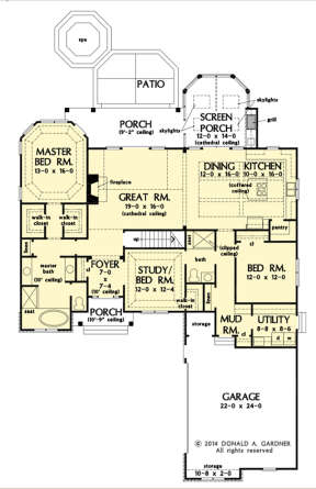 Main Floor  for House Plan #2865-00248