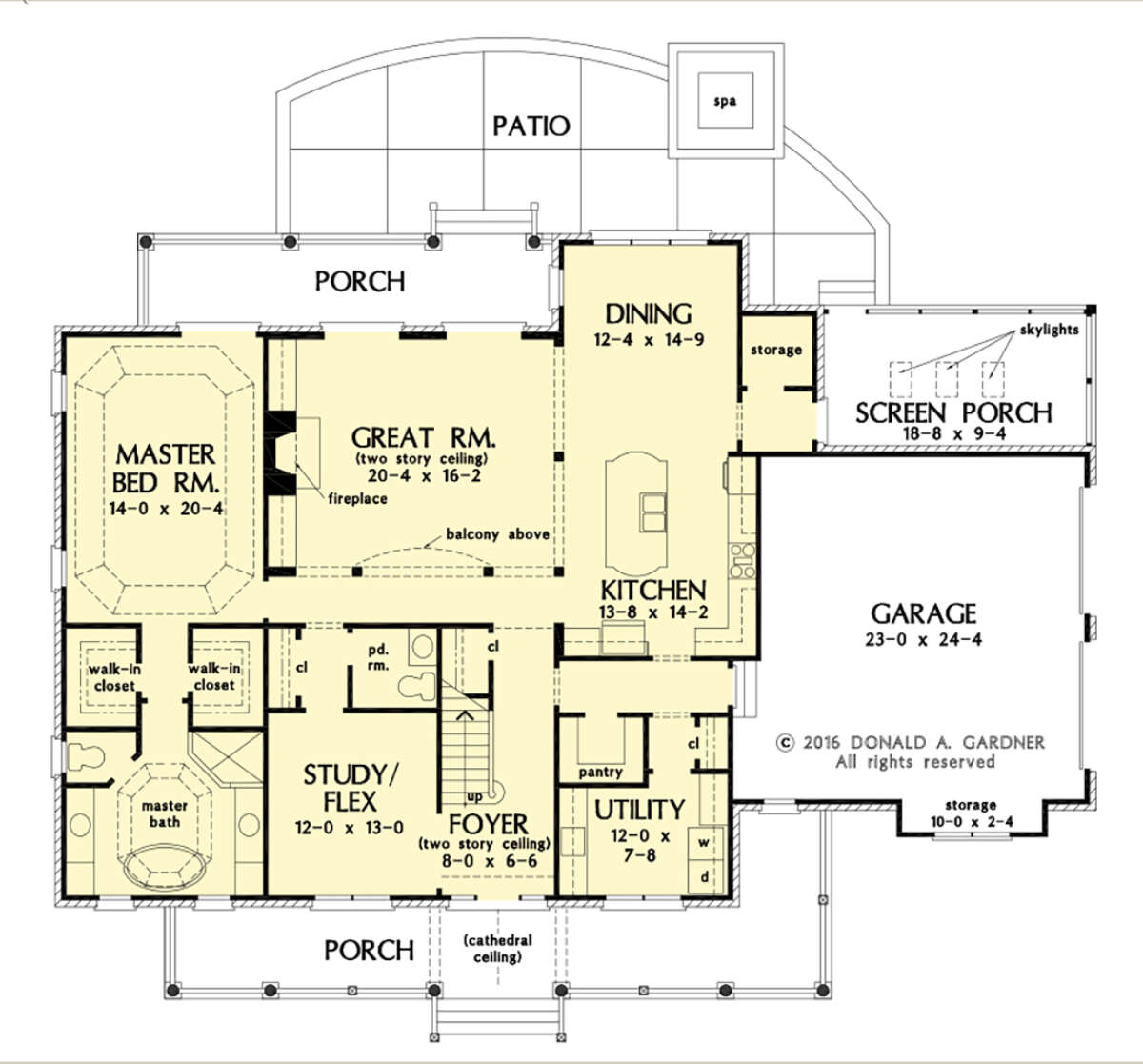 Main Floor  for House Plan #2865-00249