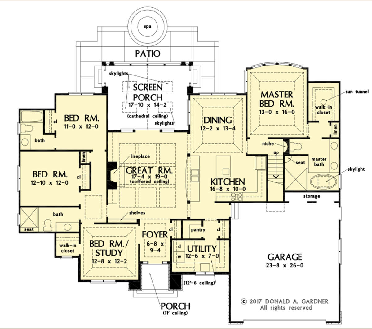 Main Floor  for House Plan #2865-00250