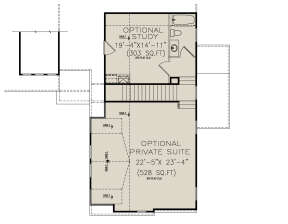 Optional Second Floor for House Plan #699-00286